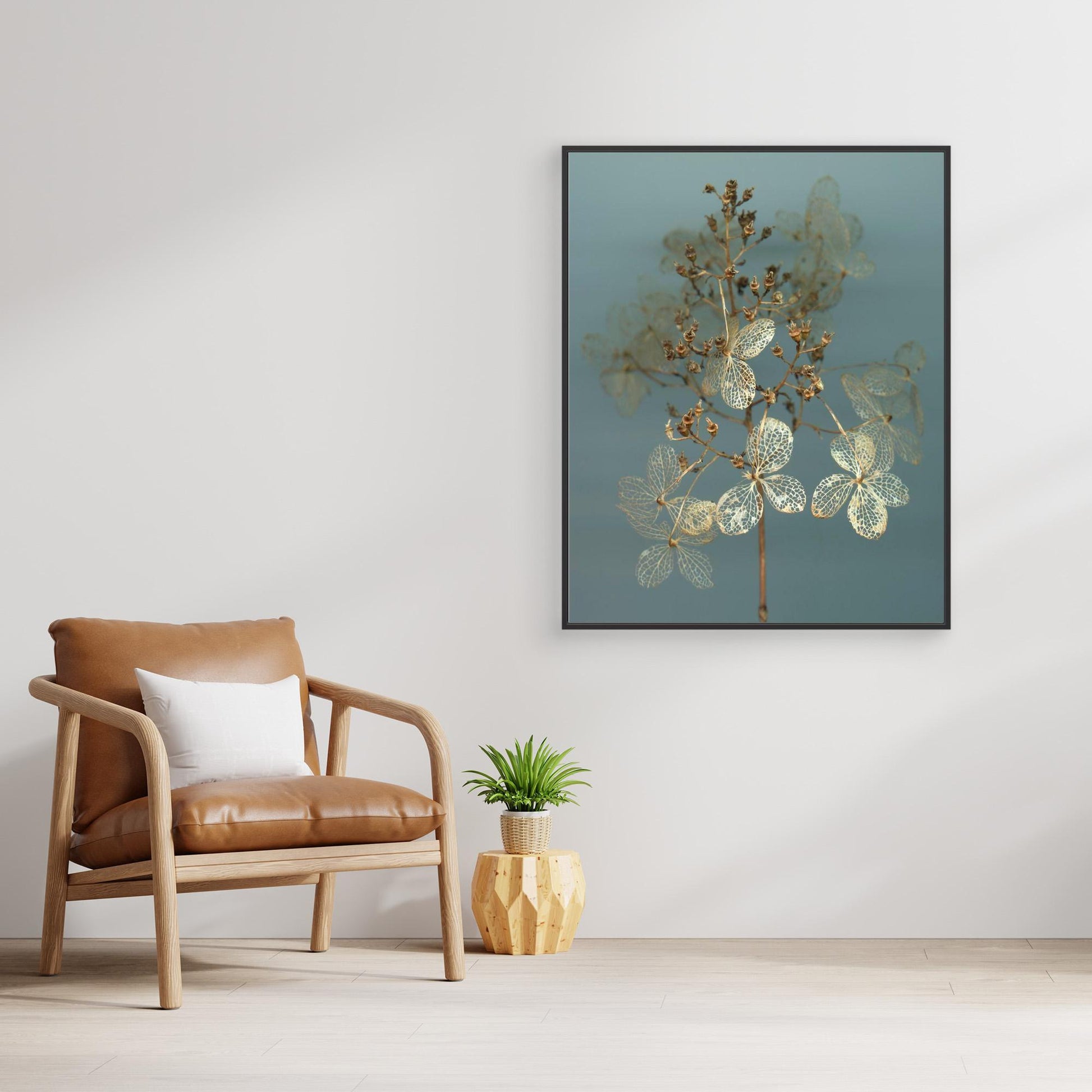 Nazomerfluisteringen: Hortensia  -  Canvas print