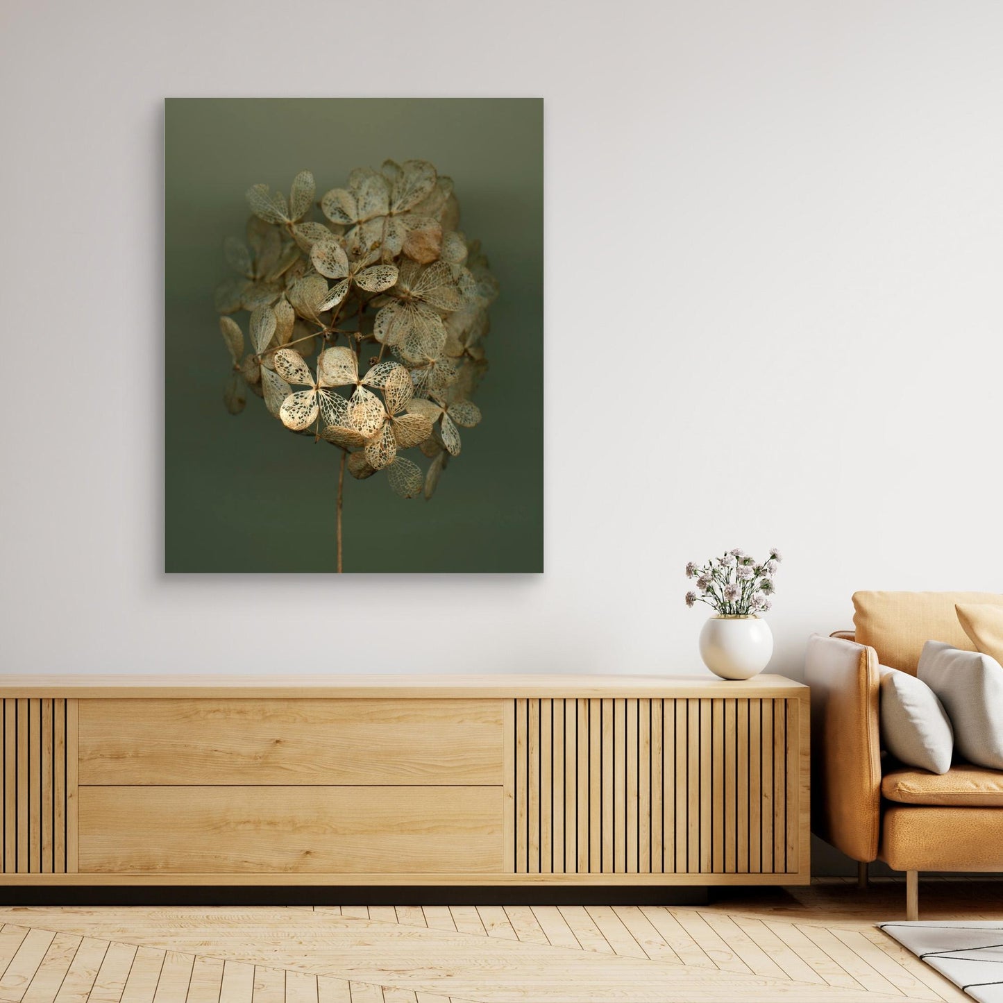Nazomerfluisteringen: Hortensia #2  -  Canvas print