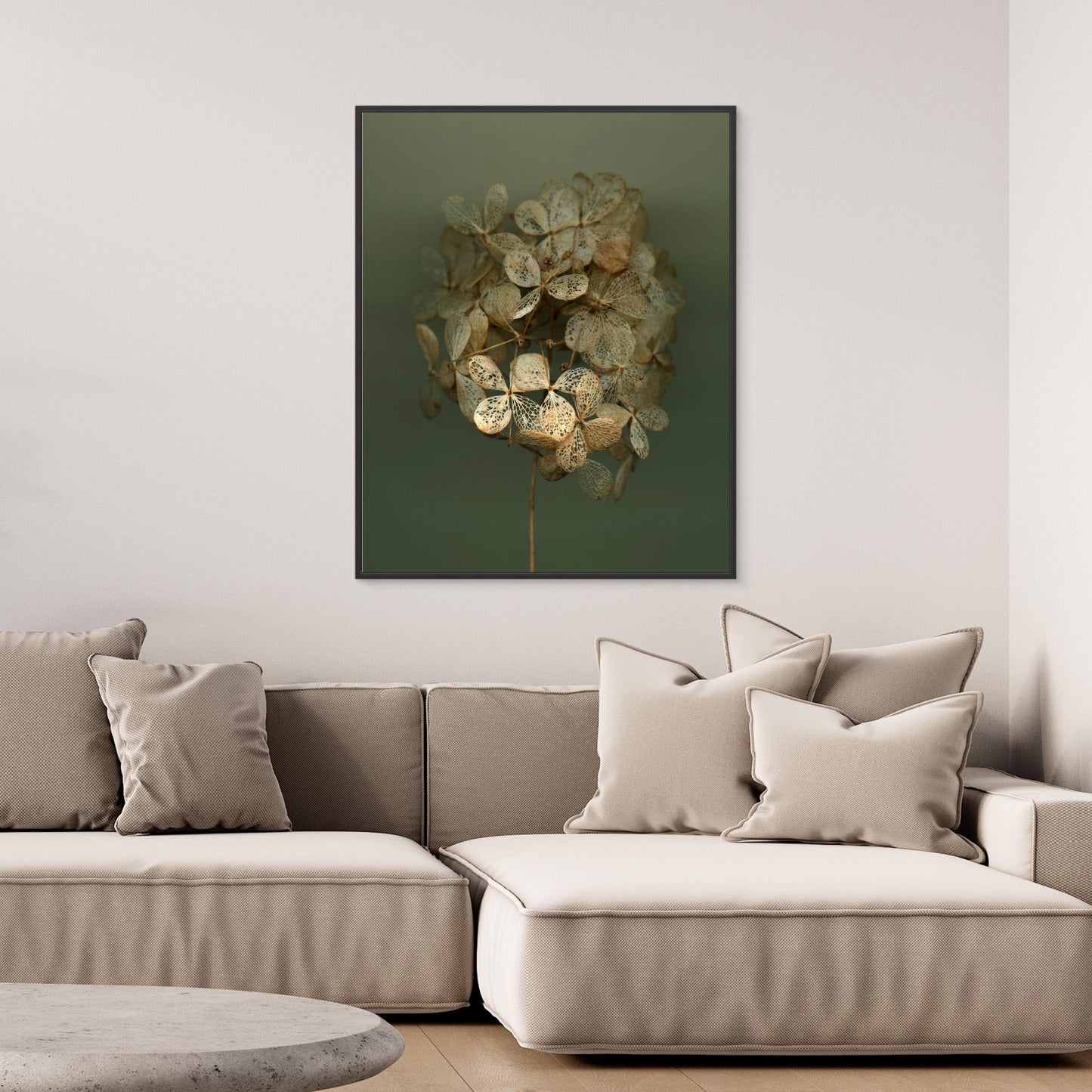 Nazomerfluisteringen: Hortensia #2  -  Canvas print