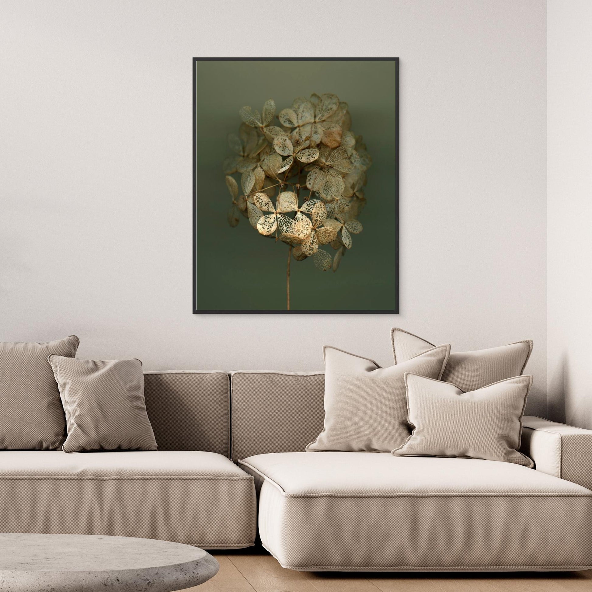 Nazomerfluisteringen: Hortensia #2  -  Canvas print